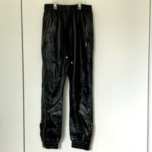 Vintage Leather joggers